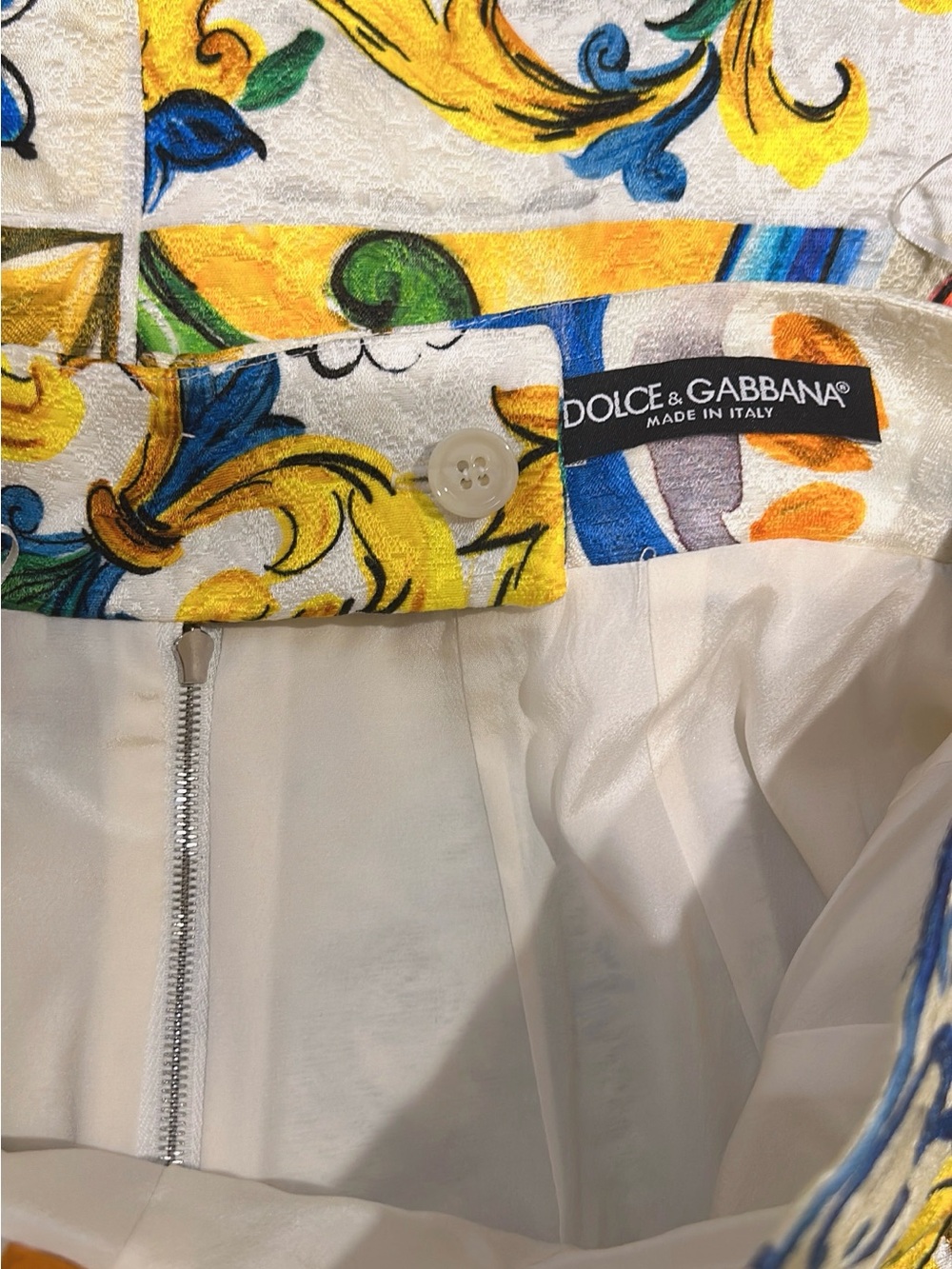 Dolce & Gabbana Printed A-Line Skirt - Picture 4 of 4